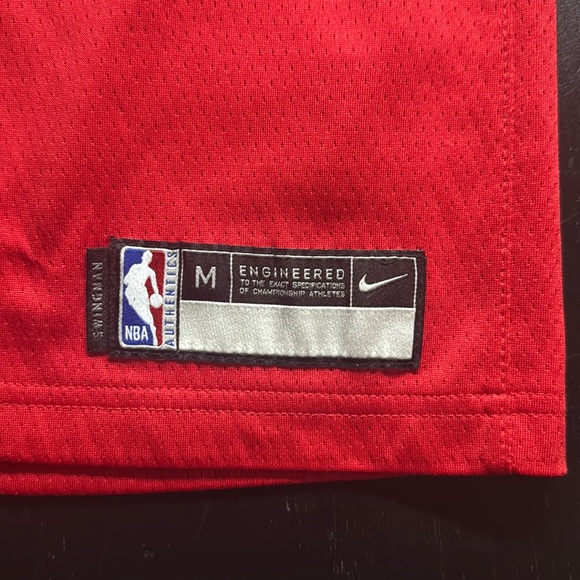 Nike Red and White Raptors Game Jersey - Picture 3 of 5